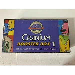 CRANIUM BOOSTER BOX 1 | 800 NEW CARDS TO RECHARGE GAME Sealed Dented Box